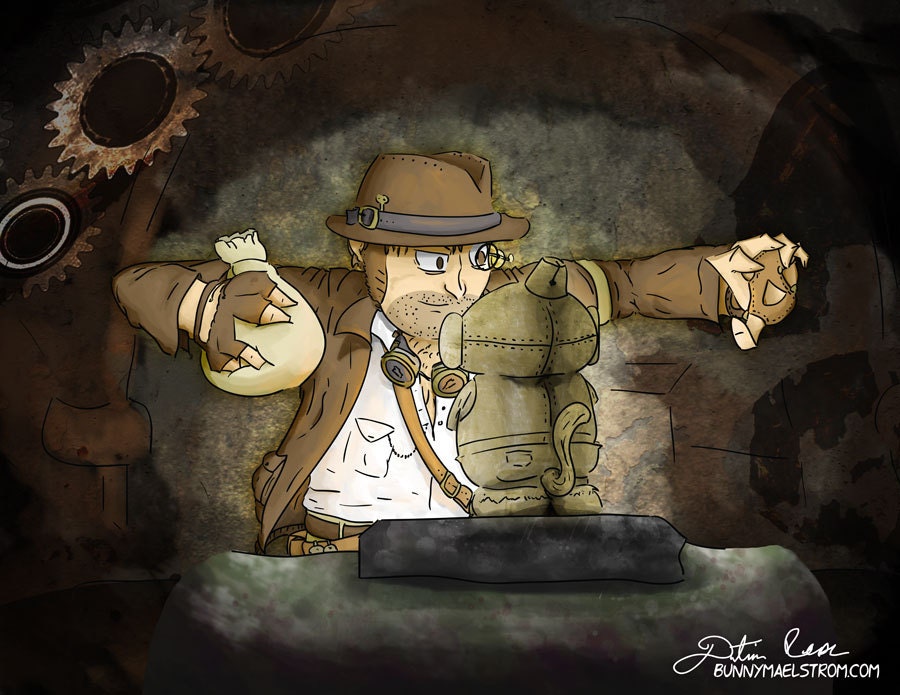 Steampunk Jones Print