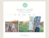 1 Column DIY Photography Template - Premade Blogger Design with Image Slider, INSTANT DOWNLOAD