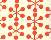 Asterisk in Chalk Tangerine - Comma by Zen Chic - 1 yard