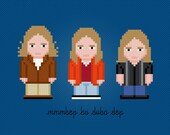 Hanson Rock Band Cross Stitch PDF Pattern Download