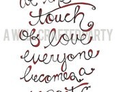 Poet Quote Hand Drawn Illustration