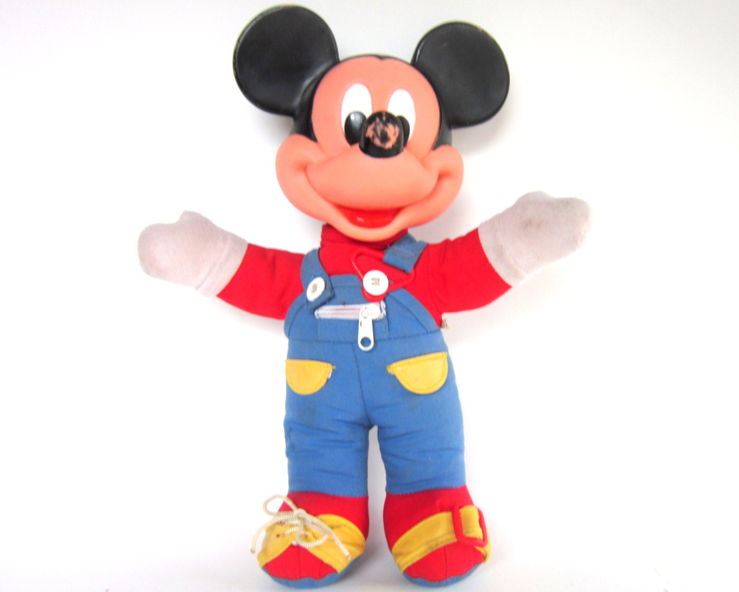 Vintage Mickey Mouse "Dress Me Up" Doll by Mattel