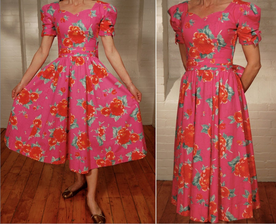 vintage Laura Ashley dress