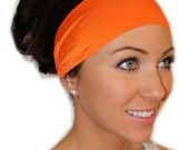 NEW Manda Bee's Luscious Yoga Headband in Creamsicle Orange