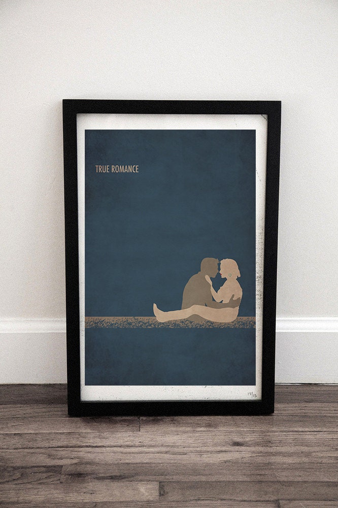 True Romance poster fan art minimalist poster geekery