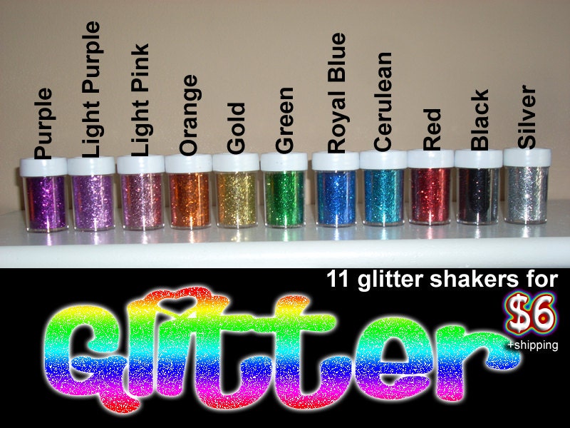 Glitter Shakers - 11 Count