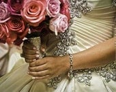 Crystal Bouquet Wrap Rhinestone stem cuff