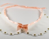 Peter pan collar with studs