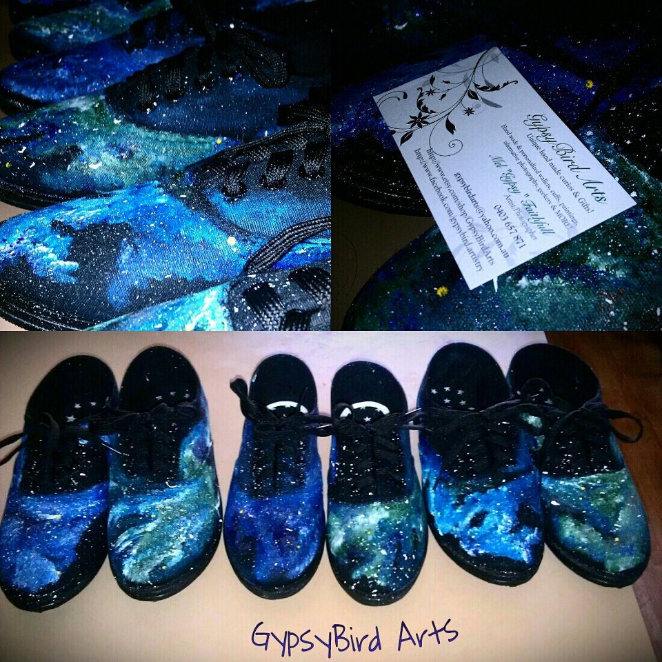 Galaxy/Nebula Shoes - Made to order