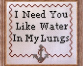 I need you like water in my lungs PDF pattern