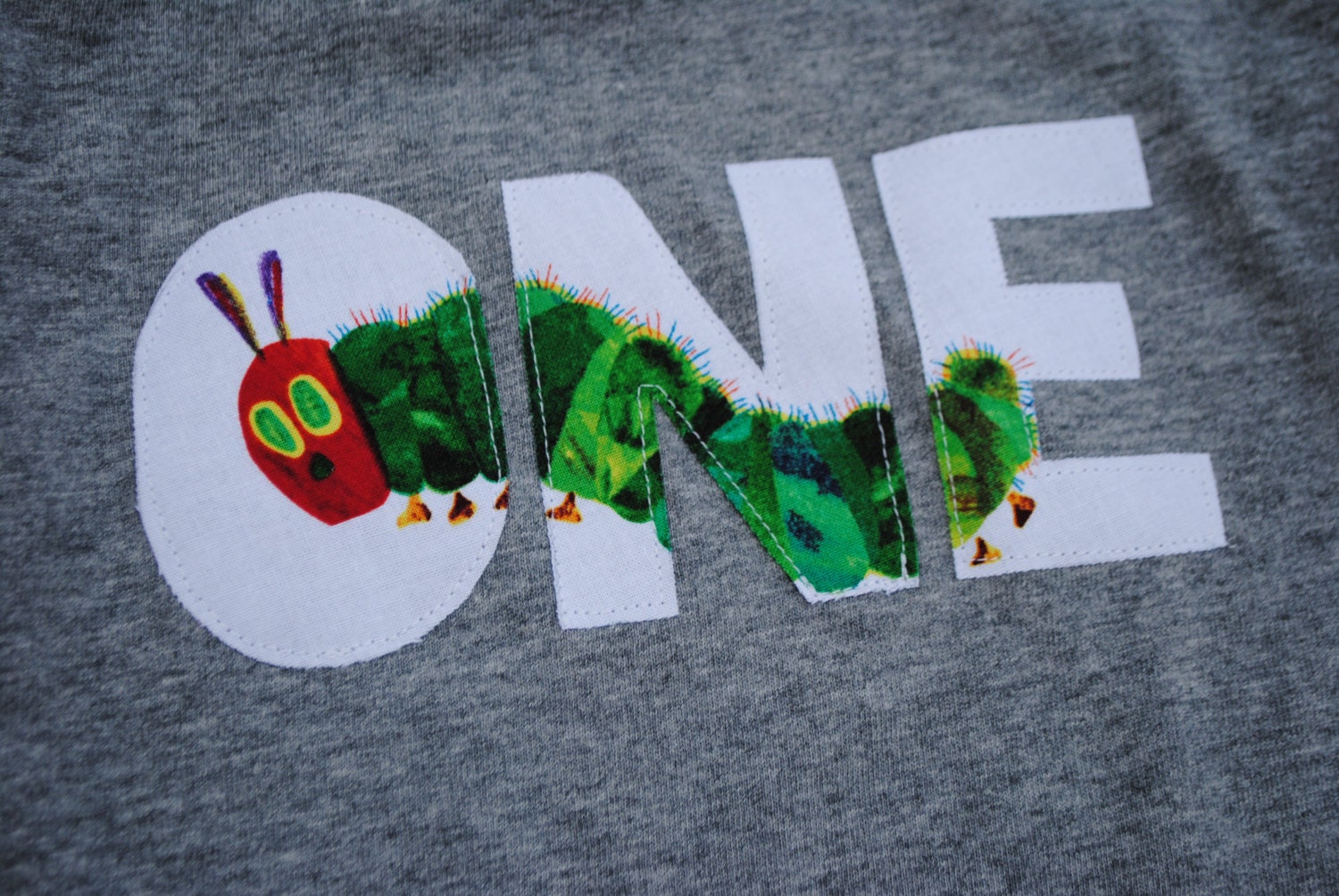1st Birthday Very Hungry Caterpillar Short-Sleeved Shirt-ONE