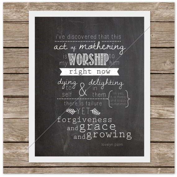 Act of Mothering (moments with love)