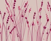 Grasses Two. Digital illustration by Llipy. A3 poster print onto 170gsm silk paper - other sizes available
