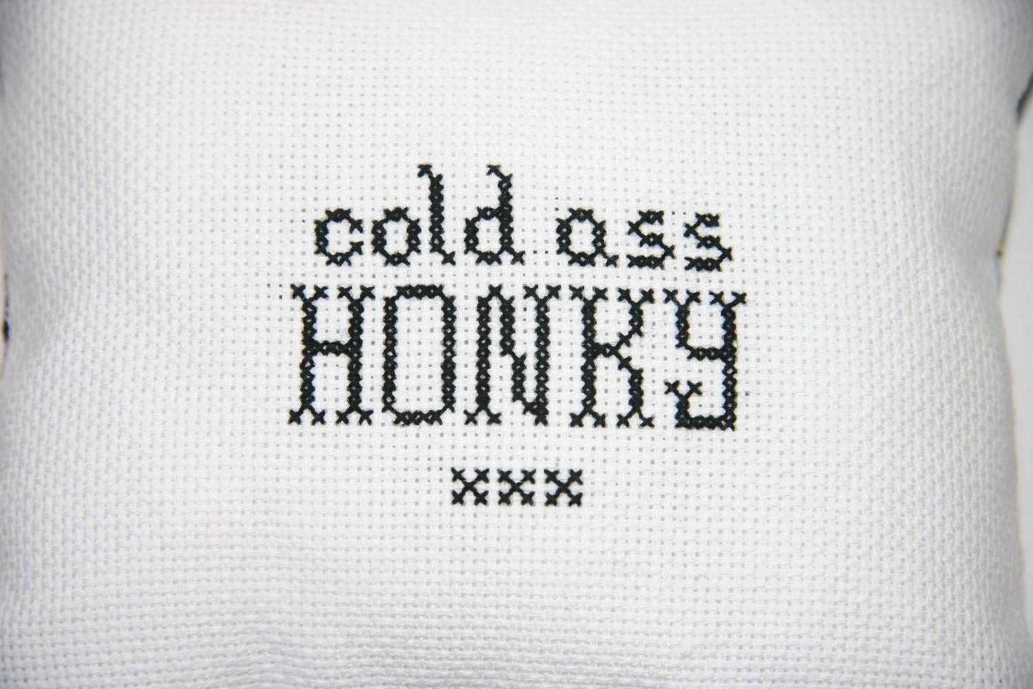 Cold Ass Honky custom decorative pillow