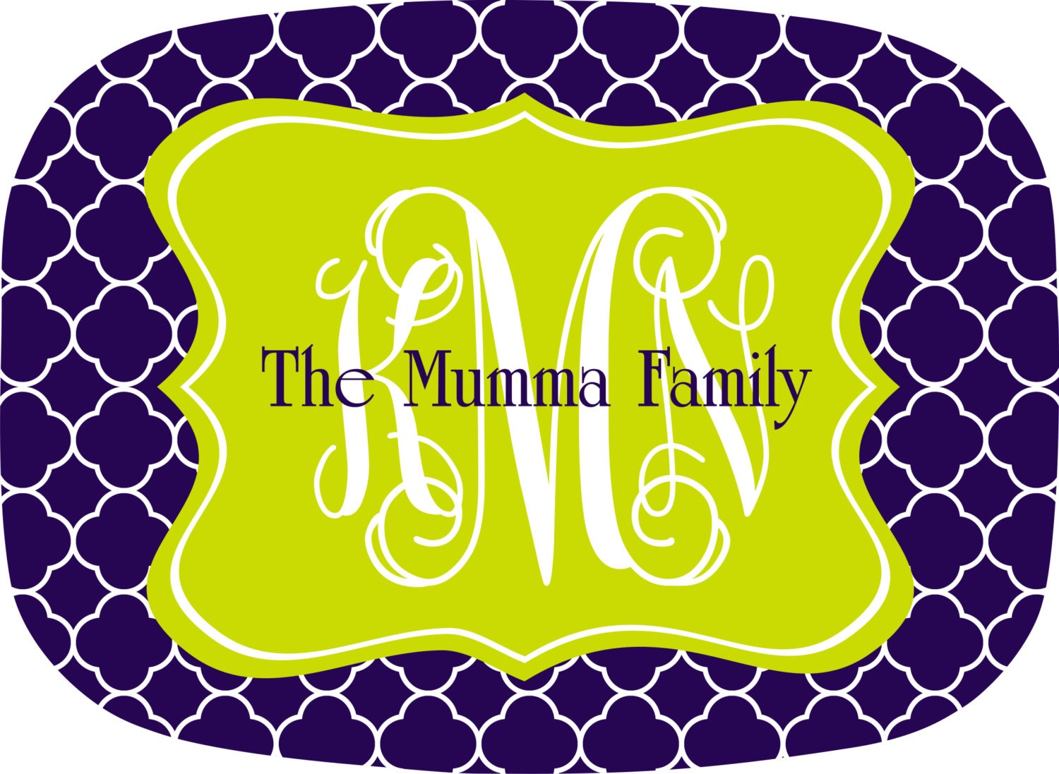 Lucky Me-Personalized Platter