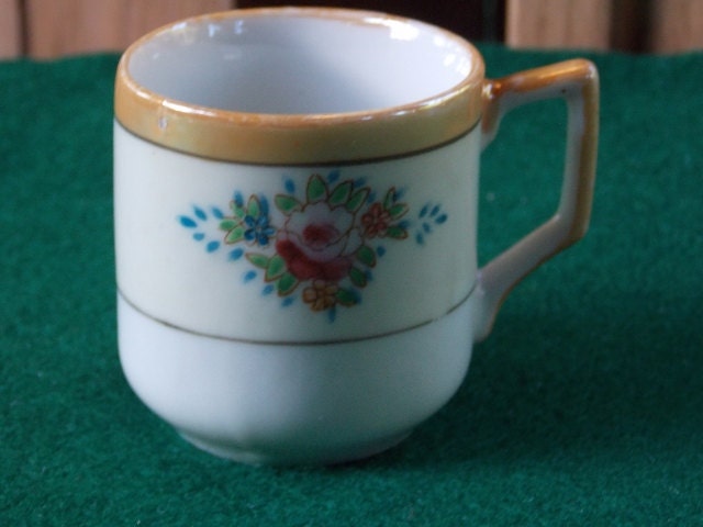 Occupied Japan Tea Cup with Floral Design