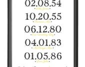 Printable (PDF) Old Style Special Date Print. What a difference a day can make. Can do any colors. No. 142 Il_170x135