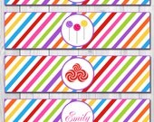 Sweets & Treats Water Bottle Labels - DIY - Printable Il_170x135