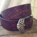 Country Lyrics Leather Belt