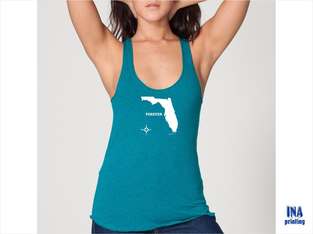 Florida State Tank Top - Womens  American Apparel Racerback  - S M L (6 Colors Available)