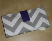 Stylish wallet with two zippered pouches - cash only budget