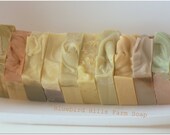 8 Bars Of Handmade Artisan Goat's Milk Soap, Bundle Pack, Handmade Soap, Goat's Milk Soap, Bath and Beauty, Soap