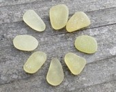 Genuine Sea Glass Beach Glass Real Authentic Yellow Sea Glass