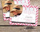 Printable Cowgirl Party Invitations - Western Birthday Party Invitations - Butterfly Invitations