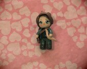 Katniss Chibi Polymer Clay Charm