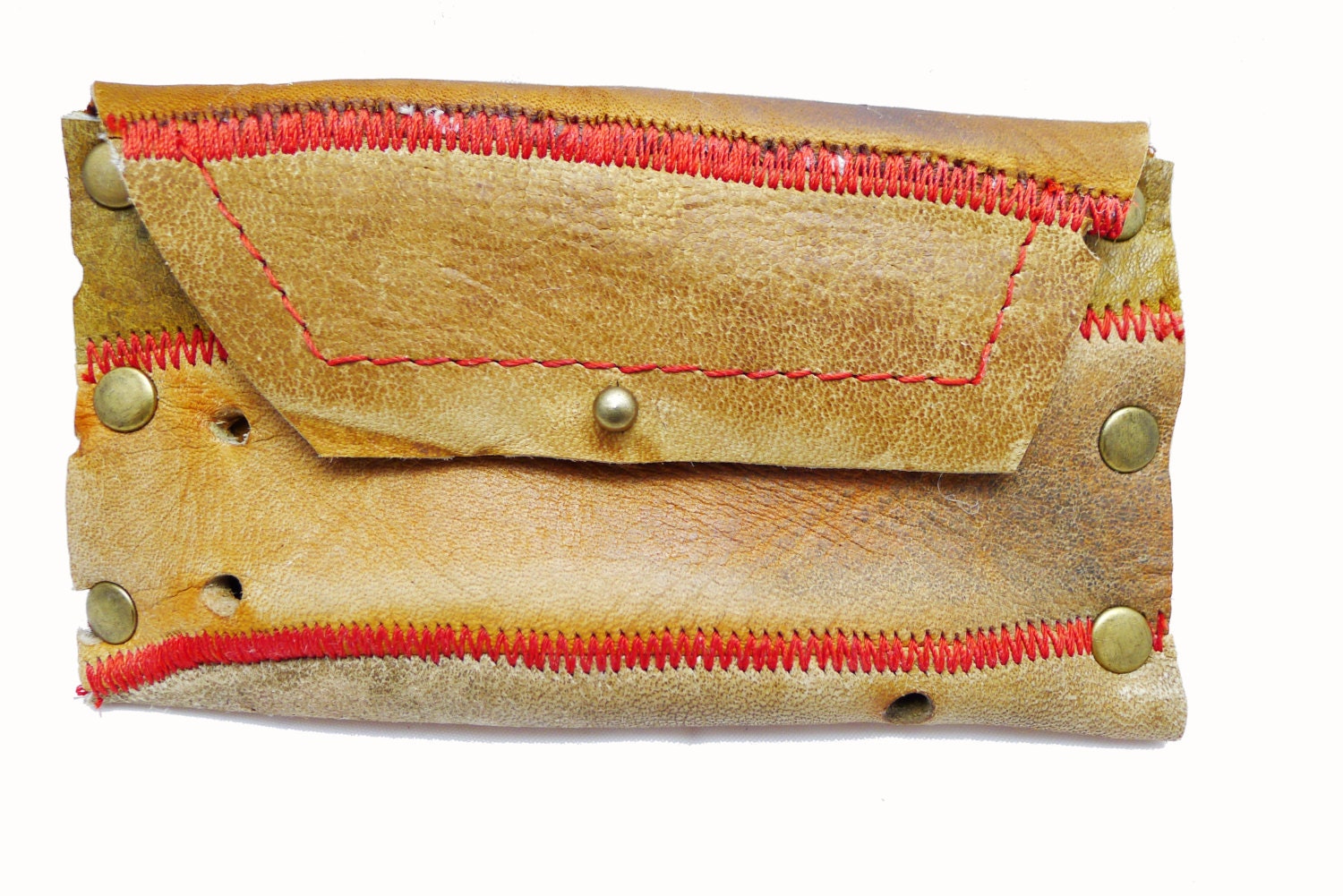 Vintage Baseball Glove Leather Wallet
