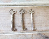 Keys rustic vintage set 3 - NanaBettysHouse