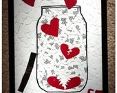 Christina Perri "Jar of Hearts" Guitar Pick Art