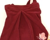 Purple Cord Recycled Shoulder Bag, Eco Bag
