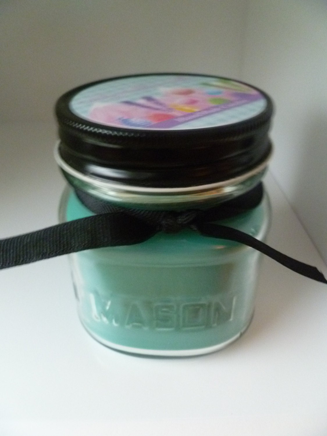 Oak Moss Soy Blend 8 oz. Mason Jar Candle Jasmine Rose Cedar Patchouli Candle