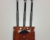 Genuine Leather Dart Case Holder