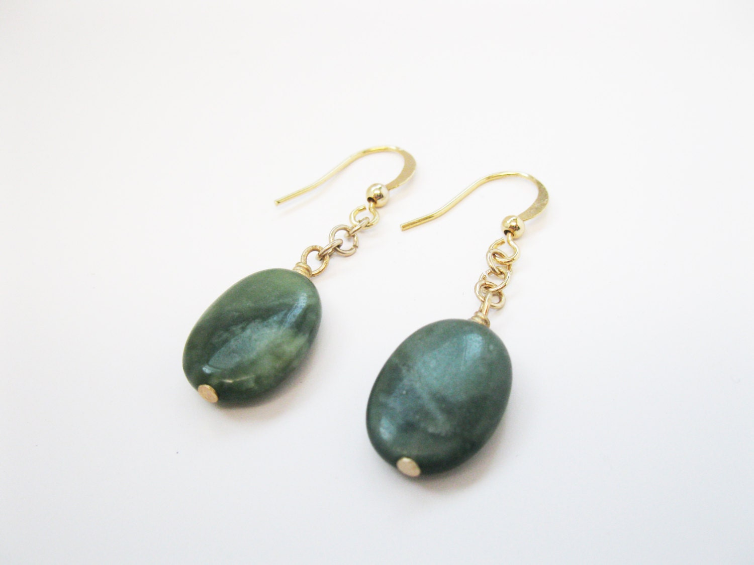 Green and Gold Dangles