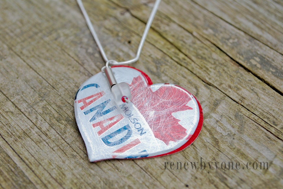 HOLD for Jeannette - Canadian Love Necklace