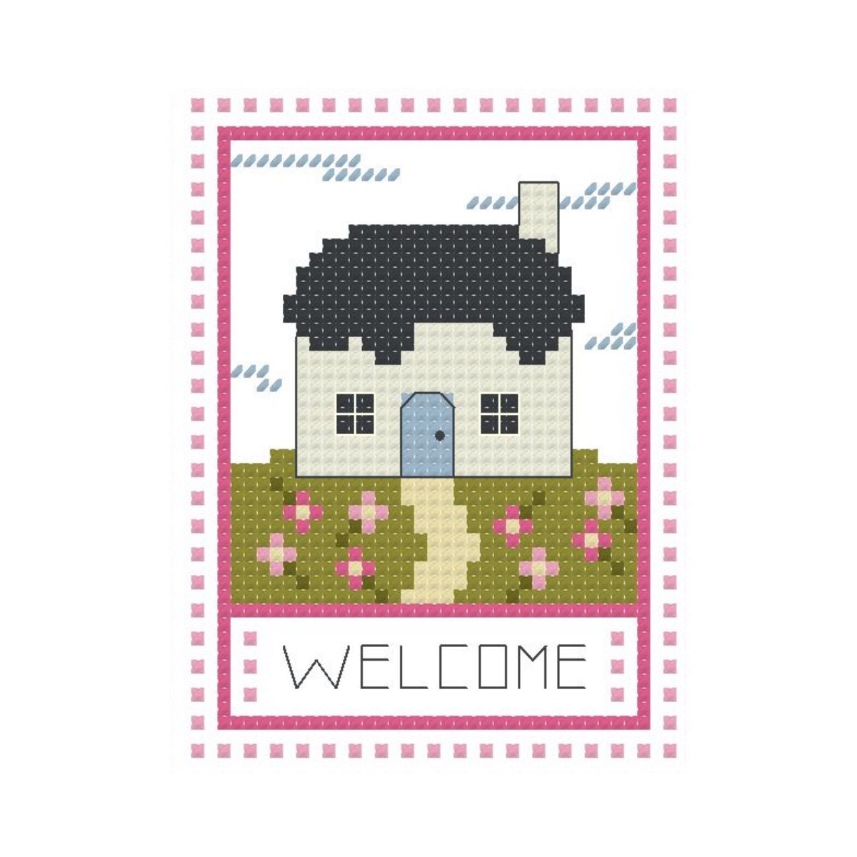 Welcome Home Cross Stitch Pattern PDF