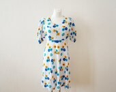 70s Floral Dress