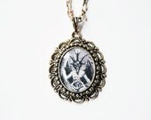 Baphomet - Handmade Vintage Cameo Pendant Necklace