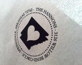 Where the Heart Is Stamp: AR Love 2x2
