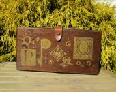 Original Enid Collins Box Bag Purse, "Collector's Item", Vintage Handmade
