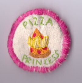 Pizza Princess Badge