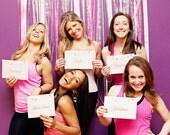 Photo Booth Signs - Printable - Perfect for Weddings, Showers and Bachelorette Parties