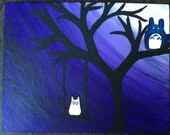 Original Painting, Cute Characters. Acrylic On Canvas
