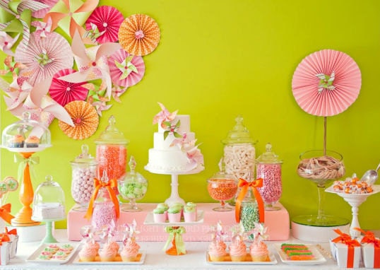 Rosettes and Pinwheels - you pick colors Il_570xn