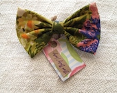 Floral standard hair bow women's teens toddlers