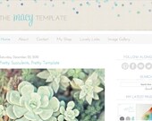 Premade Blogger Template - The Macy Template