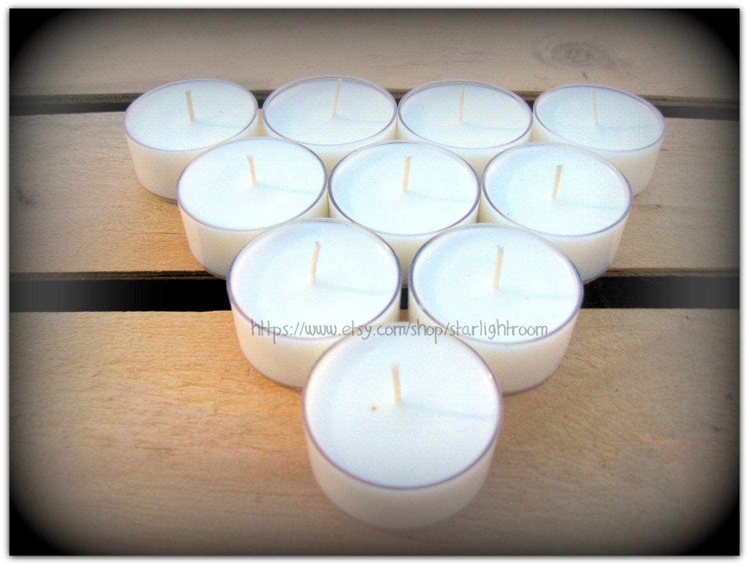 6 Brown Sugar and Fig Scented Soy Tealight Candles