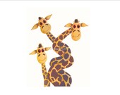 Kids wall art,kids room decor,nursery art,baby room decor,giraffe print,8x10 art print,custom kids art print,irish,celtic art